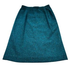 Vintage Jessica Hale Teal Skirt